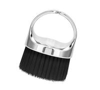 Spazzola per lo styling della barba non irritante con impugnatura per le dita, pettine da viaggio per uso domestico ed esterno