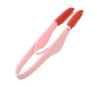 Spazzola per macchie di lacrima, pettine in silicone per macchie di lacrime, pettine per cani con manico antiscivolo, pettine per rimuovere le macchie di lacrime per animali domestici, spazzola