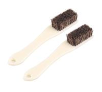 Spazzola per manico con setole in nylon per pasta di saldatura, pulizia interni e pavimenti, confezione da 2, compatibile con uso automobilistico, domestico, officina