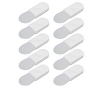 Spazzola per maschera facciale in silicone morbido e morbido portatile pulito per modellazione di argilla CC Crema (Stile pollice della lingua)