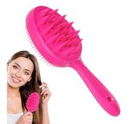 Spazzola per massaggiatore per capelluto - Spazzola per massaggio per capelli per shampoo doccia | Pettine districante portatile per capelli asciutti bagnati | Sprobber per capelluto multifunzione pa