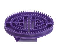 Spazzola per Massaggio Corporeo Ovale in Plastico per Oli Essenziali | Design Ergonomico, Uso Versatile su Corpo e Cuoio Capelluto, Strumento Portatile per Rilassare i Muscoli
