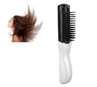Spazzola per Massaggio dei Capelli, Piastra per Capelli Senza Fili USB, Pettine per Spazzola per Massaggio Elettrico, Spazzola per Piastra per Capelli, Bigodino da Viaggio