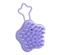 Spazzola per massaggio del cuoio capelluto in silicone Lavaggio dei capelli Shampoo bagnato e asciutto Scrubber Corpo Scrubber Testa del cuoio capelluto Shampoo Bagno Bagno Lavaggio dei capelli