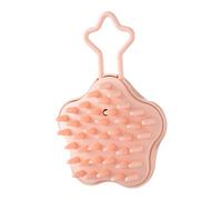 Spazzola per massaggio del cuoio capelluto in silicone Lavaggio dei capelli Shampoo bagnato e asciutto Scrubber Corpo Scrubber Testa del cuoio capelluto Shampoo Bagno Bagno Lavaggio dei capelli
