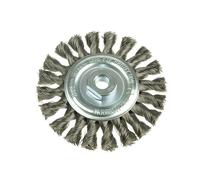 Lessmann Nodo Ruota Spazzola 125 x 14mm 22.2mm Foro, 0.50 Acciaio Filo LES473211