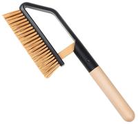 Spazzola per neve Nova con manico in legno robusto e setole lunghe, spazzola neve auto 42 cm nero