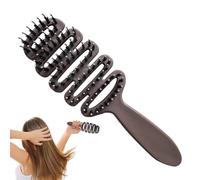 Spazzola per pallet per la sofferenza, pettine da paddle per le donne - Pettine antistatico per la cura dei capelli ricci | Il massaggiatore per la cura del cuoio capelluto con setole di cinghiale