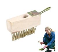 Spazzola per pavimentazione | Solvente Portatile per Schiuma per con setole Metalliche | Strumento per diserbo Manuale delle Fessure, solvente per Stucco, Strumento Multifunzionale per la