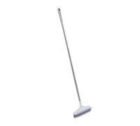 Spazzola per Pavimenti, Spazzola per Doccia Rotante con Manico Lungo, Spazzola per la Casa per la del Bagno (WHITE)