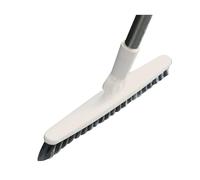 Spazzola Per Pavimenti, Spazzola Per Fessure con Manico Lungo, Spazzola Per Doccia con Setole Rigide, Per La Pulizia del Patio, Bagno, Garage, Cucina, Parete, Vasca, Piastrelle(120cm-Beige)