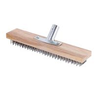 Spazzola Per Pavimenti - Testa Di Scopa Per Strofinare Coperture | Testa Di Scopa Con Spazzola Di Filo Da 30 Cm | Spazzola Di Filo Per Pavimenti, Scopa Di Filo Per Pulizia Porta