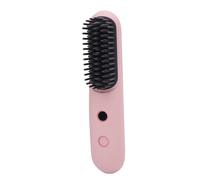 Spazzola per Piastra 2 su 1 per le Donne Pennello per Bigodino, Mini Piccoli Piccoli Cordoni in Filo Ricaricabile per Capelli Ricaricati per Capelli Raddrizzanti per Viaggi in