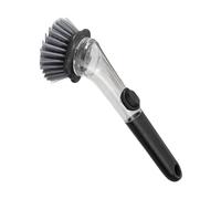 Spazzola per Piatti con Dispenser di Sapone - Spazzolino Manuale Ergonomico,Spazzola Lavapiatti - per pulire fornelli lavelli pentole cucina casa dormitorio elettrodomestici e il
