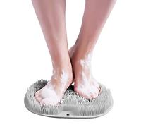 Spazzola per piedi da doccia, spazzola per massaggiare i piedi della doccia, con antiscivolo e setole forti morbide per la cura dei piedi pulita e in profondità, migliora la circolazione esfoliazione