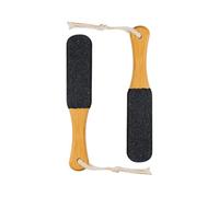 Spazzola per piedi e rimozione calli, 22 x 4 cm, set di 2 tamponi per piedi a doppio lato, strumento per anziani, spa, viaggi, routine quotidiana, post allenamento e recupero