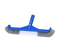 Spazzola per piscina con setole per la pulizia della piscina, curved Wall Brush Premium con setole in nylon, per pareti della piscina e pavimento della piscina, pulizia di sporco e muschio