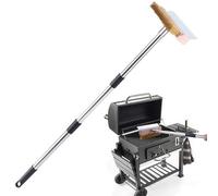 Spazzola per pizza per forno,Spazzola per griglia in alluminio con manico lungo - Forniture da cucina per casa, cottura all'aperto, grigliata, frittura, cottura al forno e ristorante