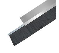 Spazzola per Porte, Striscia in Lega di Alluminio da 99 cm per la Pulizia della Parte Inferiore della Porta, Spazzola per guarnizioni, Guarnizione Resistente per Porte, Spazzola a Striscia d