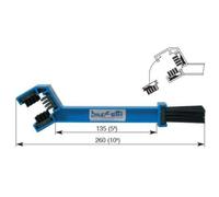 Spazzola Per Pulire Catene Con Spazzole Regolabili Moto Motore Ricambi