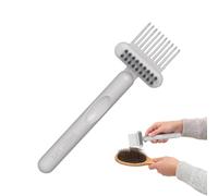 Spazzola per Pulire Spazzole Rimozione con manico antiscivolo | 2-In-1 Pulitore per Pettini e Spazzole per Casa Ufficio Salone Viaggi Tastiera Fessure Griglie Ventilazione