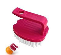 Spazzola per pulire verdure,Pulitore Ergonomico con Manico Antiscivolo - Utensile Multiuso per Pulizia - per Frutta Verdura Patate Uova Stoviglie Pentole Cottura Bagno Piastrelle Lavaggio