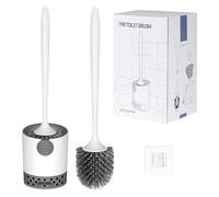 Spazzola Per Pulire Water - Scopa per WC con Set di Pulizia Bagno,Attrezzi Pulizia Da Parete Per Casa Ufficio Ristorante Hotel Bagno Doccia