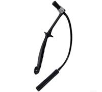 Spazzola per pulizia a vapore per macchine da caffè espresso, 26 cm, nera, con setole in PET/ABS/silicone, pulisce teste di erogazione, filtri e ugelli per vapore