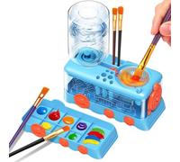 Spazzola per pulizia artistica, con riciclo automatico dell'acqua per una pulizia divertente incoraggiare la pittura Hobby Innovativi sistemi di spazzole che incorporano il riciclaggio dell'acqua