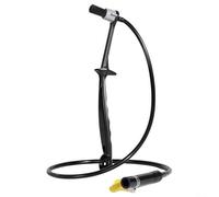 Spazzola per pulizia espresso resistente al calore in silicone per bocchetta a vapore e portafiltro, manico lungo 25,5 cm con tubo da 80 cm, lavabile in lavastoviglie per macchine da caffè (3-16 mm)