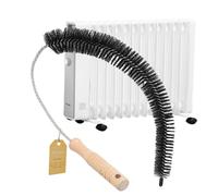 Spazzola per radiatori Premium - Spazzola per la pulizia dei radiatori con setole morbide, flessibile per la pulizia dei radiatori | Detergenti per radiatori e accessori per la pulizia della casa