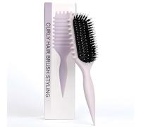 Spazzola per Ricci con Punte per Definire, Pettinare e Modellare Capelli - Riduce Trazione e Separazione per Uomini e Donne (Beige)