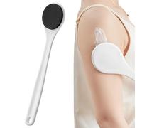 Spazzola per rondella posteriore per doccia, pennello da doccia per il corpo | applicatore a testa larga con manico extra lungo, accessori per doccia morbidi purificatori efficaci per la pulizia della