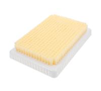 Spazzola per Schiena da Doccia a Parete, Mani Libere, Beige | Plastica, Pulizia Profonda e Design Multifunzione, Facile da Lavare, Fa Risparmiare ed Energia