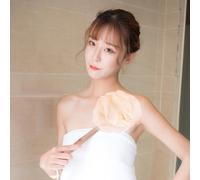 Spazzola Per Schiena Spugna Doccia Con Manico Scrubber Da Bagno Esfoliante