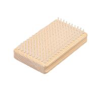 Spazzola per Scina Snowboard - Migliora Scivolate e Durata, Design Ergonomico in Legno Naturale, Misura 12x7x3cm + Opzione Nylon, Impugnatura in Legno - per Manutenzione Sci (Liscia)