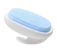 Spazzola per scrub corpo in silicone con supporto per sapone | Strumento di lavaggio del corpo per le donne Famiglia Bagno WC Casa Appartamento College Dorm Agriturismo Vacanze