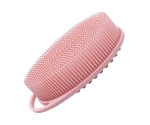 Spazzola per scrub per il corpo - Spazzola da doccia in silicone per bambini, spazzola da bagno con setole morbide, morbida e senza pericolo per la pelle sensibile dei bambini, impugnatura facile da