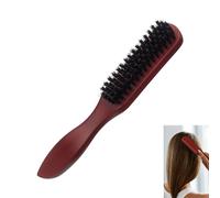 Spazzola per Setole di Cinghiale, Spazzola Coda Tirata in Legno Naturale, Per Uomo e Donna, Districante per Capelli Ricci e Lisci, Massaggia il Cuoio Capelluto, Riduce i Danni ai Capelli e alla Barba
