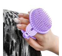 Spazzola per shampoo - Massaggiatore per capelli a doppio lato, esfoliante per cuoio capelluto bagnato e asciutto, scrub manuale per la cura del cuoio capelluto per donne uomini anziani