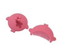 Spazzola per shampoo per bambini con pettine morbido, spazzola massaggiante in silicone per corteccia di latte e spazzola per la cura del cuoio capelluto per neonati, massaggio del cuoio capelluto del