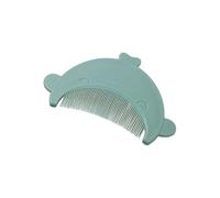 Spazzola per shampoo per bambini con pettine morbido, spazzola massaggiante in silicone per corteccia di latte e spazzola per la cura del cuoio capelluto per neonati, massaggio del cuoio capelluto del