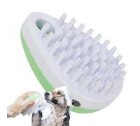 Spazzola per shampoo per cani - Pettine per pulire il bagno per cani da compagnia | Spazzola da bagno portatile per cani, spazzola per la pulizia dei peli di animali durali, spazzola leggera con