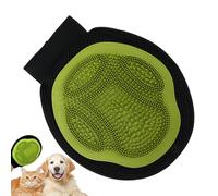 Spazzola per shampoo per cani - Scrubber massaggiante in silicone con setole morbide, impugnatura ergonomica, esfoliazione delicata, spazzola multiuso per la distribuzione dello shampoo e la