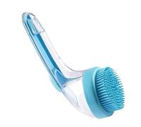 Spazzola per shampoo per cani - Spazzola per lavare con dispenser di sapone | Spolveratore per shampoo per animali domestici | Spazzola da bagno in silicone morbido | Massaggio shampoo per anima