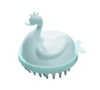 Spazzola per shampoo per capelli, esfoliante per testa in morbido silicone, spazzola creativa per shampoo a forma di cigno con setole morbide, esfoliante per cuoio capelluto staccabile, pettine da