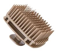 Spazzola per shampoo per capelli, massaggiatore quadrato per cuoio capelluto, rimozione profonda, larghezza 7,8 cm, impugnatura ergonomica 5,9 cm, silicone TPE per capelli ricci spessi e da bagno