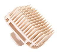 Spazzola per shampoo per capelli - massaggiatore quadrato per cuoio capelluto, rimozione profonda, larghezza 7,8 cm, impugnatura ergonomica 5,9 cm, in silicone TPE solido per capelli ricci spessi in
