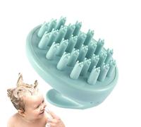 Spazzola per shampoo per capelli, spazzola per massaggio del cuoio capelluto, massaggiatore per cuoio capelluto, spazzola per shampoo in silicone | lavaggio ergonomico per uso umido e secco, spazzola