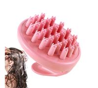 Spazzola per shampoo per il massaggio del cuoio capelluto, spazzola per shampoo per capelli, massaggiatore per cuoio capelluto, spazzola per shampoo in silicone, spazzola ergonomica per il cuoio